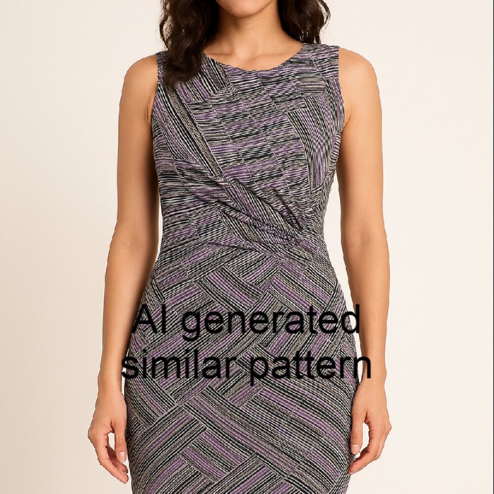 Women's NIC+ZOE Cross Over Twist Dress Size Medium